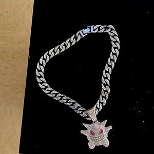 Cubic link chain silver